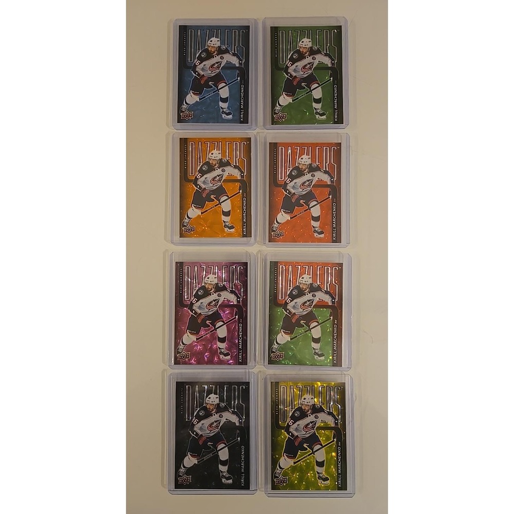 Kirill Marchenko 2025-26 UD Dazzlers COMPLETE RAINBOW Set Black Gold